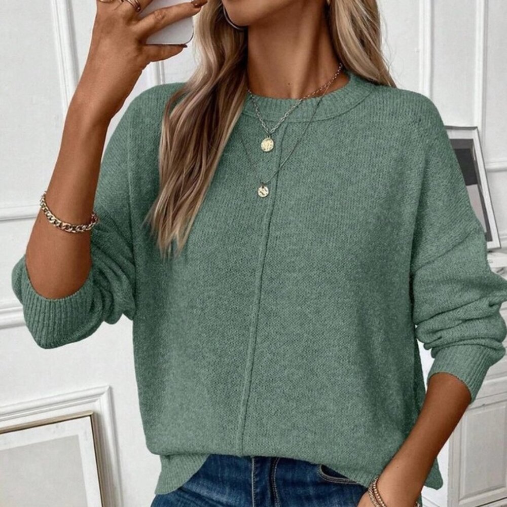 Green Knitted Sweater